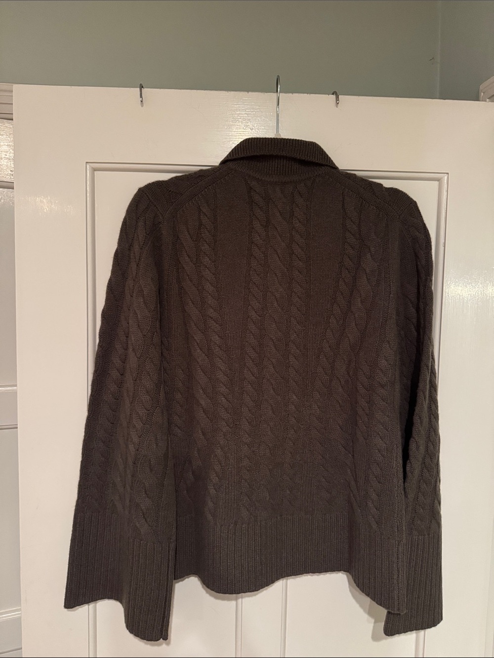 J.Crew Collection cashmere twisted cable-knit cardigan CR218 - Picture 9 of 15